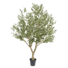 Luxe kunst olijfboom van 250 cm met een indrukwekkende realistische stam en volle, natuurgetrouwe bladeren.