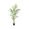 Indrukwekkende grote kunst palm van 240 cm met weelderige bladeren voor een tropische en luxe uitstraling in huis.